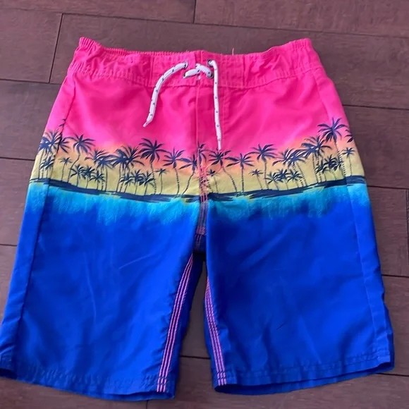Palm Tree Swim Trunks - Picture 1 of 4